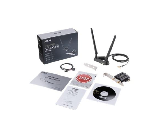 ASUS PCE-AX58BT (3000Mb/s a/b/g/n/ac/ax) BT 5.0 - 515525 - zdjęcie 6